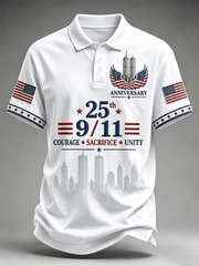 25th Anniversary Polo Shirt Patriotic American Clothing Gift Ideas For Husband