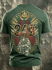 343 Never Forget Merch 25th Anniversary T-Shirt Gift Ideas For Brother