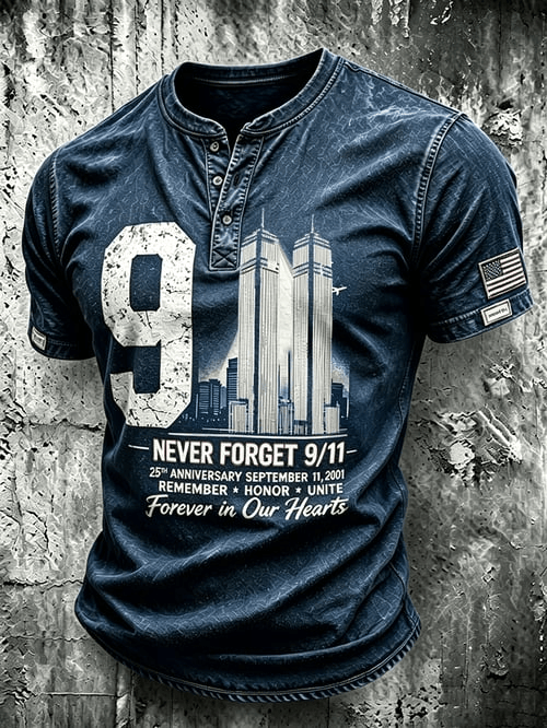 Never Forget 25th Anniversary 2001 2026 Button Shirt Patriotic American Flag Skull Merch Gifts