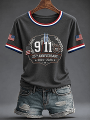 25 Years Anniversary 2001 2026 Merch We Will Never Forget T-Shirt Birthday For Her