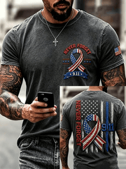 25 Years Never Forget 2001 2026 T-Shirt United We Stand 25th Anniversary Clothes Gift