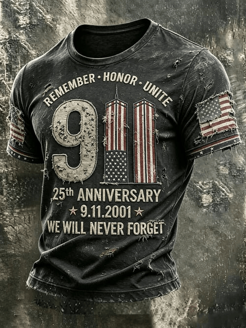 25th Anniversary Never Forget T-Shirt We Will Never Forget Shirt Gift Ideas