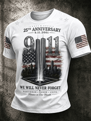 25 Years Anniversary 2001 2026 T-Shirt We Will Never Forget Shirt Merch Gift For Brother