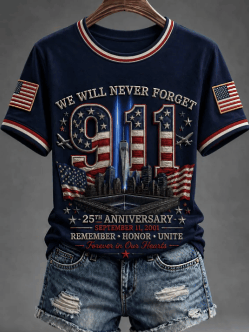 We Will Never Forget T-Shirt 25th Anniversary Shirt Gift Ideas For Her
