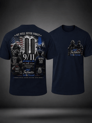 We Will Never Forget T-Shirt 25 Years Anniversary 2001 2026 Apparel Birthday For Brother
