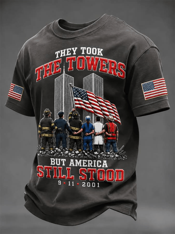 They Took The Towers But America Still Stood 9 11 2001 T-Shirt Twin Towers Shirt Best Gifts