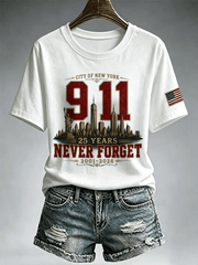 We Will Never Forget T-Shirt 25 Years Of Remembrance Merch Birthday Gift Ideas