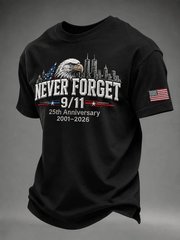 We Will Never Forget T-Shirt 25th Anniversary 20012-2026 Shirt Birthday Gift For Him