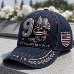 Never Forget 911 Remembrance Day Hat 25th Anniversary Cap Unique Gift