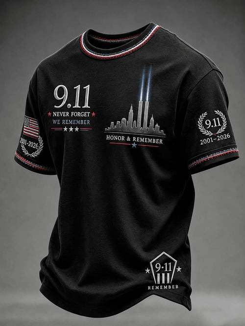 911 Never Forget We Remember 2001 2026 T-Shirt Honor And Remember Shirt Present Ideas