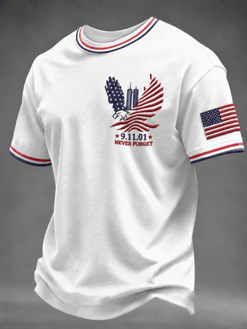 We Will Never Forget 911 T-Shirt 25th Anniversary September 11 2001 Shirt Gifts For Fans