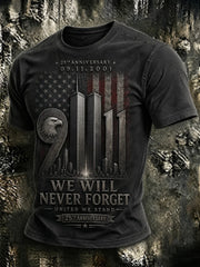 9 11 25th Anniversary Never Forget Vintage T-Shirt 911 Anniversary Apparel Best Gifts