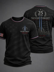 911 25th Anniversary Never Forget Shirt 911 Clothing Memorial Gift Ideas