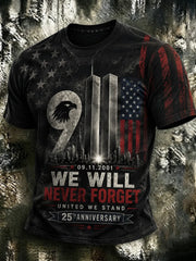 911 25th Anniversary Never Forget Vintage Shirt Best 911 Clothes Patriot Day Gift