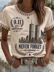 9.11 25Th Anniversary Never Forget T-Shirt 911 25th Anniversary Never Forget Merch