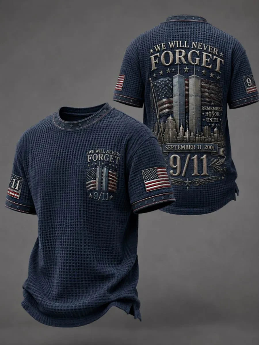 911 25th Anniversary Never Forget T-Shirt 911 Memorial Tee Unique Gift For Husband