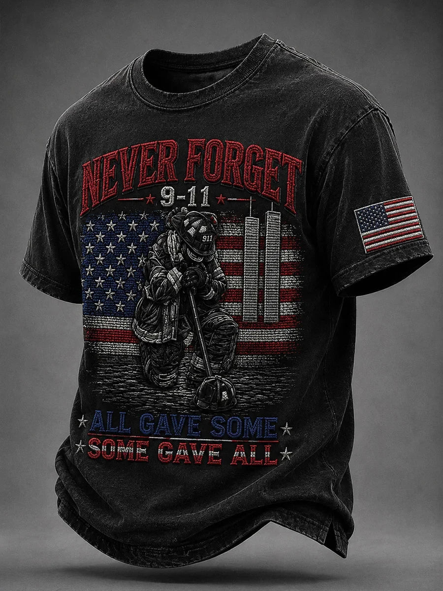 911 25th Anniversary Never Forget Vintage Shirt 911 Clothing Cool Gift For Husband