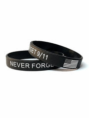 911 25th Anniversary Never Forget Wristband 911 Commemorative Merch Patriotic Gift Ideas