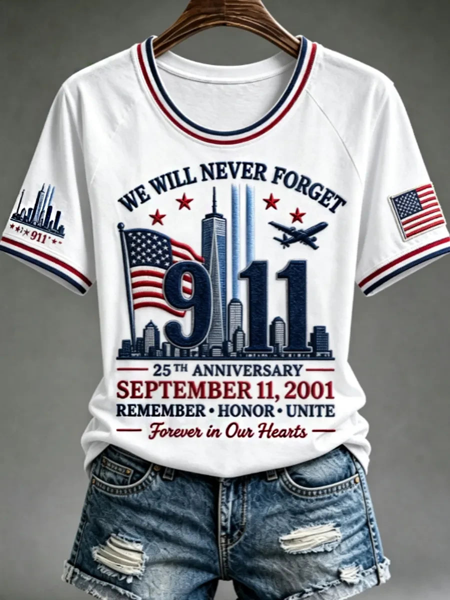 9 11 25th Anniversary Never Forget Shirt September 11 2001 Shirt Memorial Gift Ideas