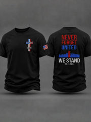 9 11 25th Anniversary Never Forget T-Shirt United We Stand Shirt Patriotic Gifts
