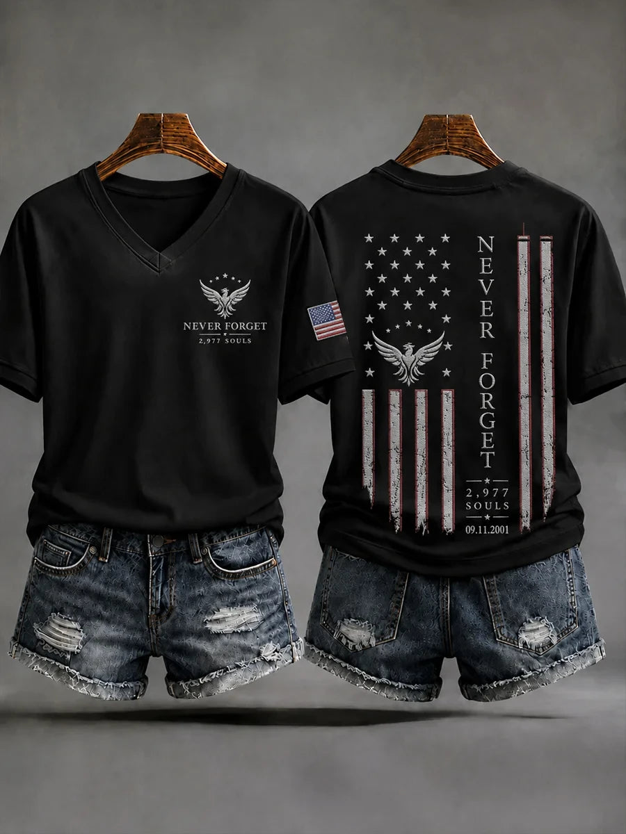 America 9 11 25Th Anniversary Shirt September 11th Commemorative Clothing Line