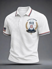 9 11 25Th Anniversary We Will Never Forget Polo Shirt 9 11 25th Anniversary Never Forget Apparel