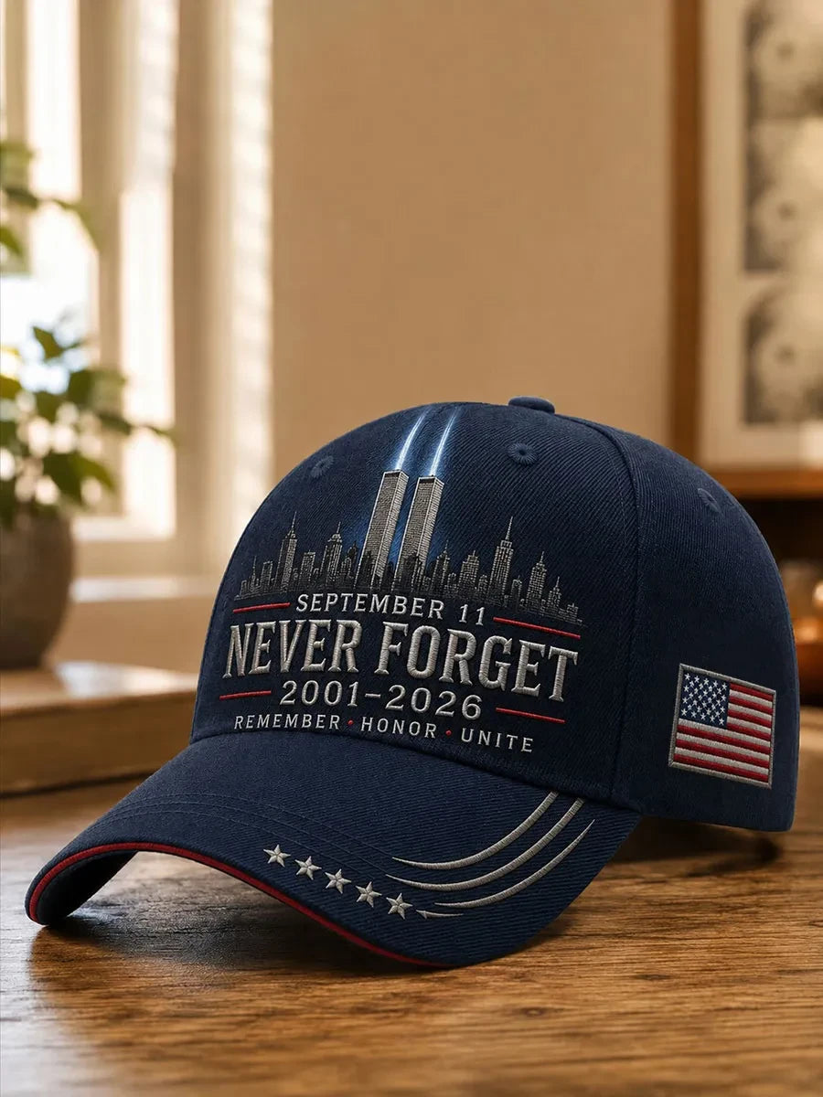 9 11 25th Anniversary Never Forget Hat Remember Honor Unite Baseball Cap 9 11 Tribute Gifts