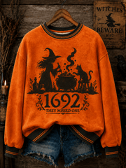 1692 They Missed One Witch Sweatshirt Salem 1692 Witch Clothing Birthday Gift