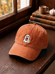 Ghost Drinking Coffee Baseball Cap Cute Ghost Hat Birthday Gifts For Men