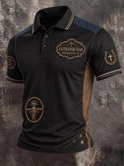 Faith Over Fear Polo Shirt Western Faith Clothing Gifts For Teen Fans