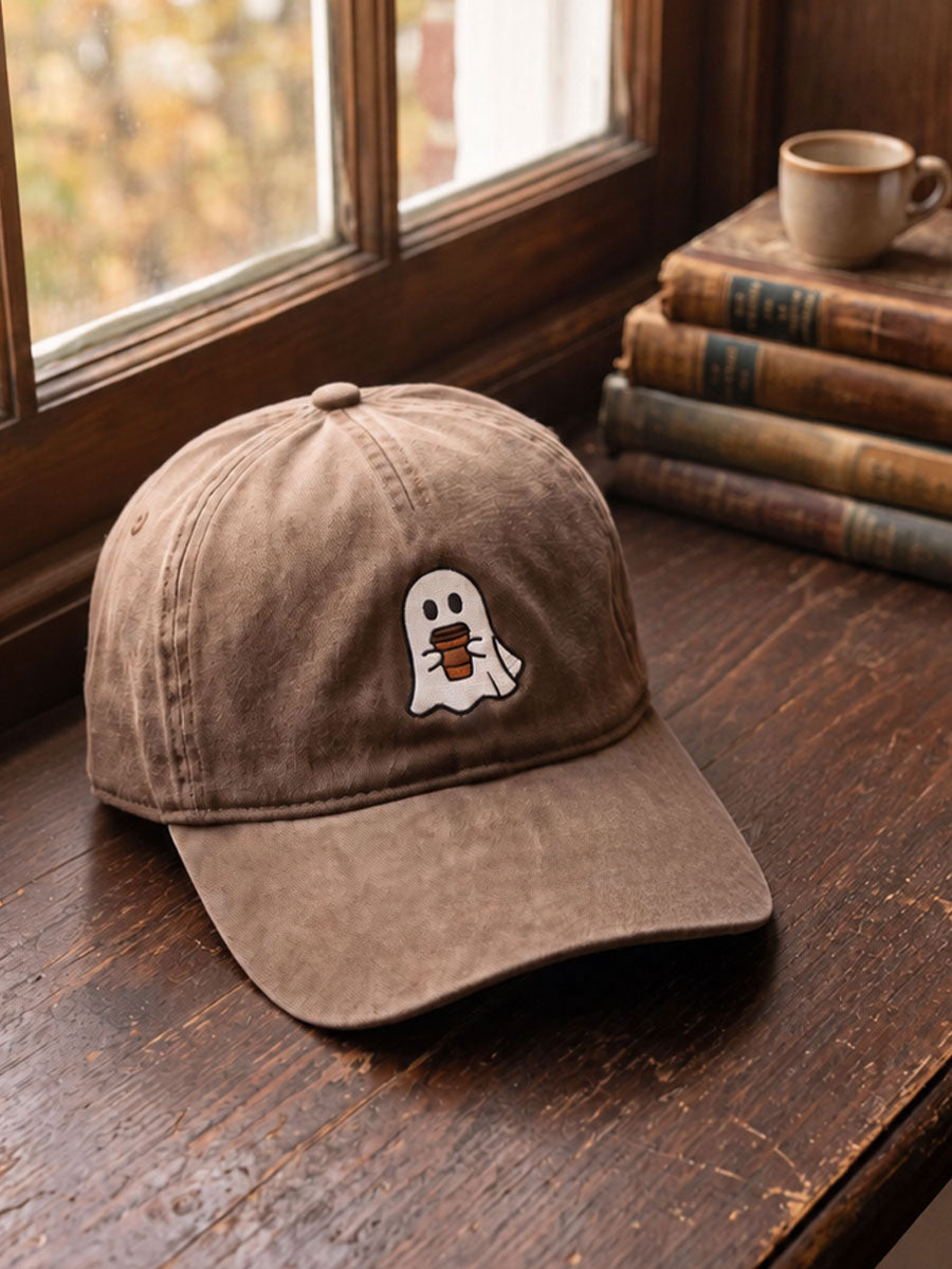 Cute Spooky Ghost Cap Halloween Merch Gift Ideas For Halloween Lovers