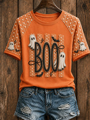 Boo T-Shirt Halloween Spooky Tee Perfect Halloween Clothing Ideas