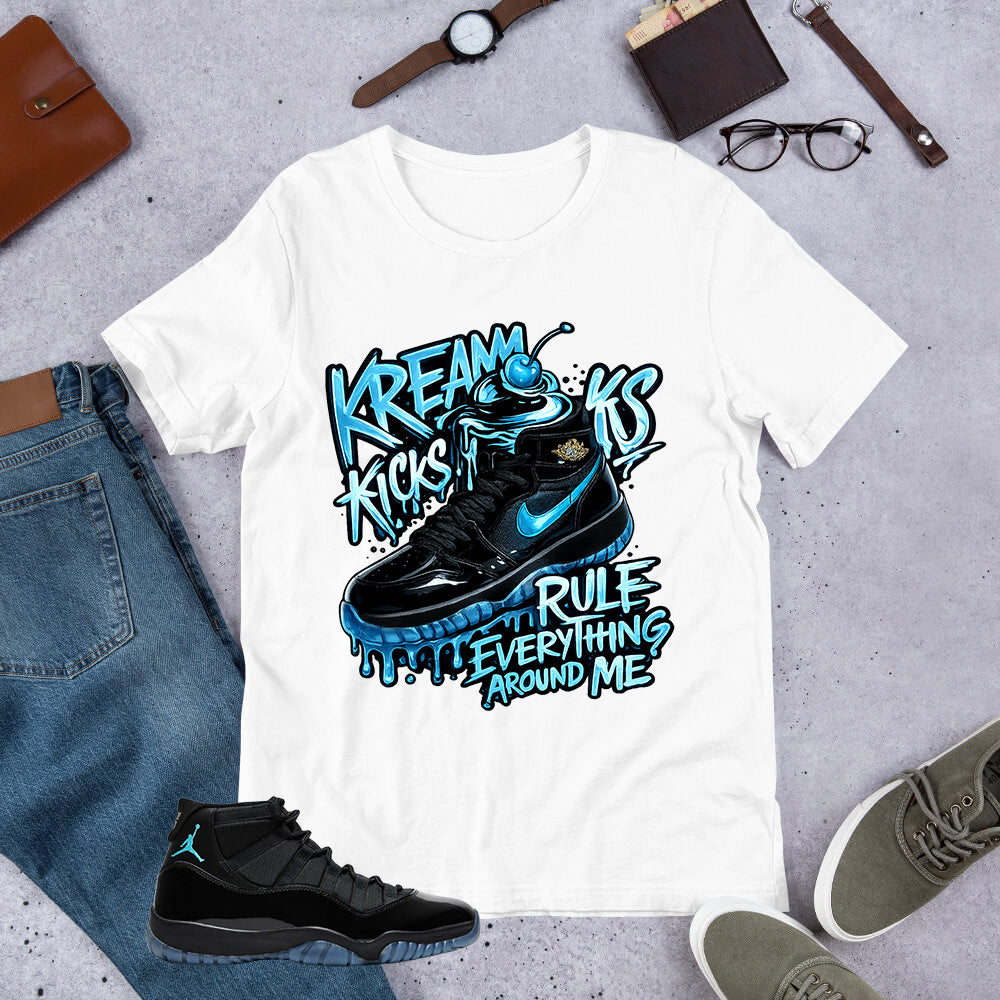 Kream Kicks Shirt - Matching Air Jordan 11 Gamma Blue 2025