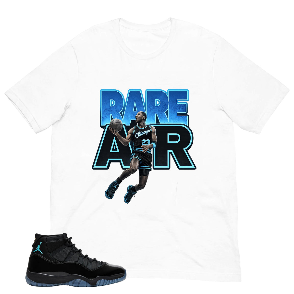 Rare Air Shirt - Matching Air Jordan 11 Gamma Blue 2025