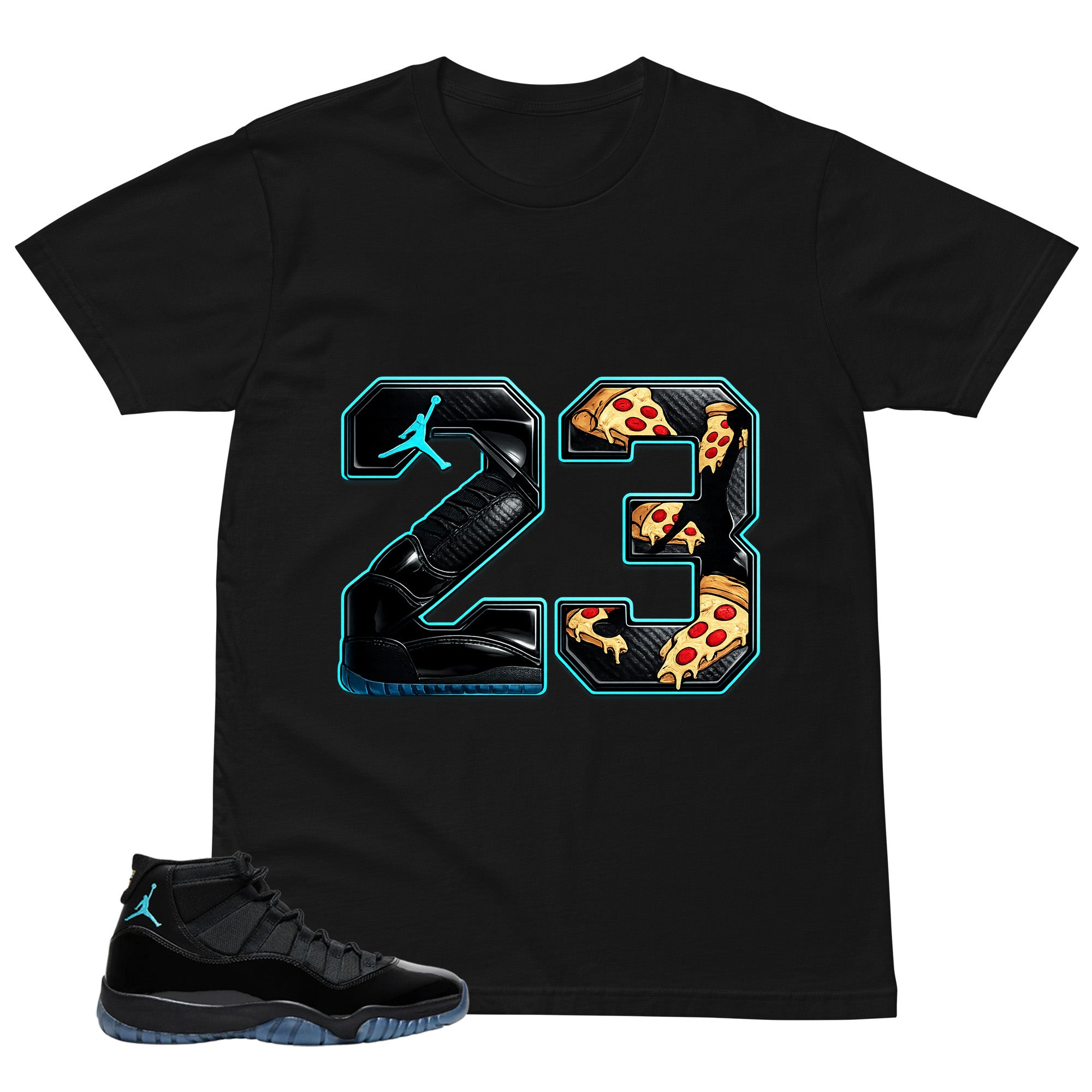 Number 23 Legend Shirt - Matching Air Jordan 11 Gamma Blue 2025