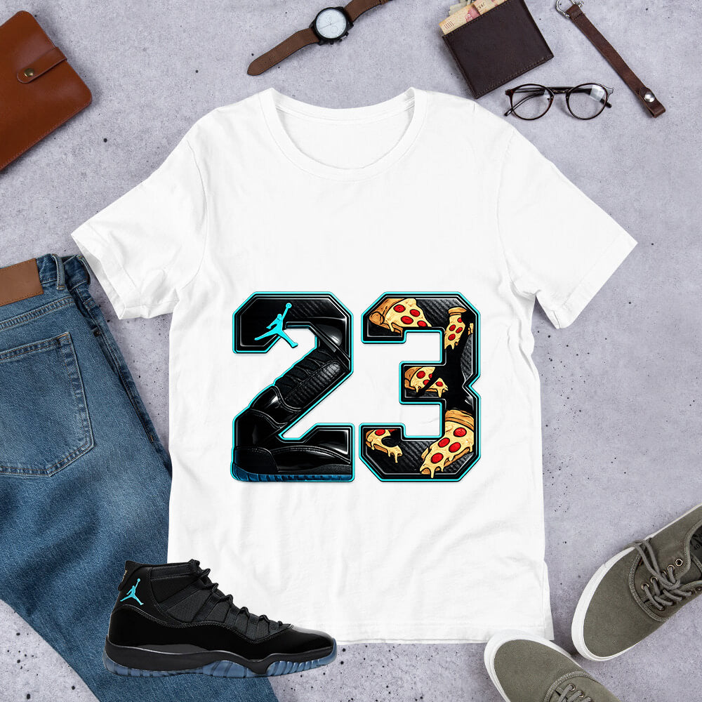 Number 23 Legend Shirt - Matching Air Jordan 11 Gamma Blue 2025