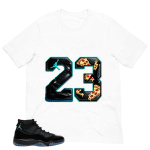 Number 23 Legend Shirt - Matching Air Jordan 11 Gamma Blue 2025