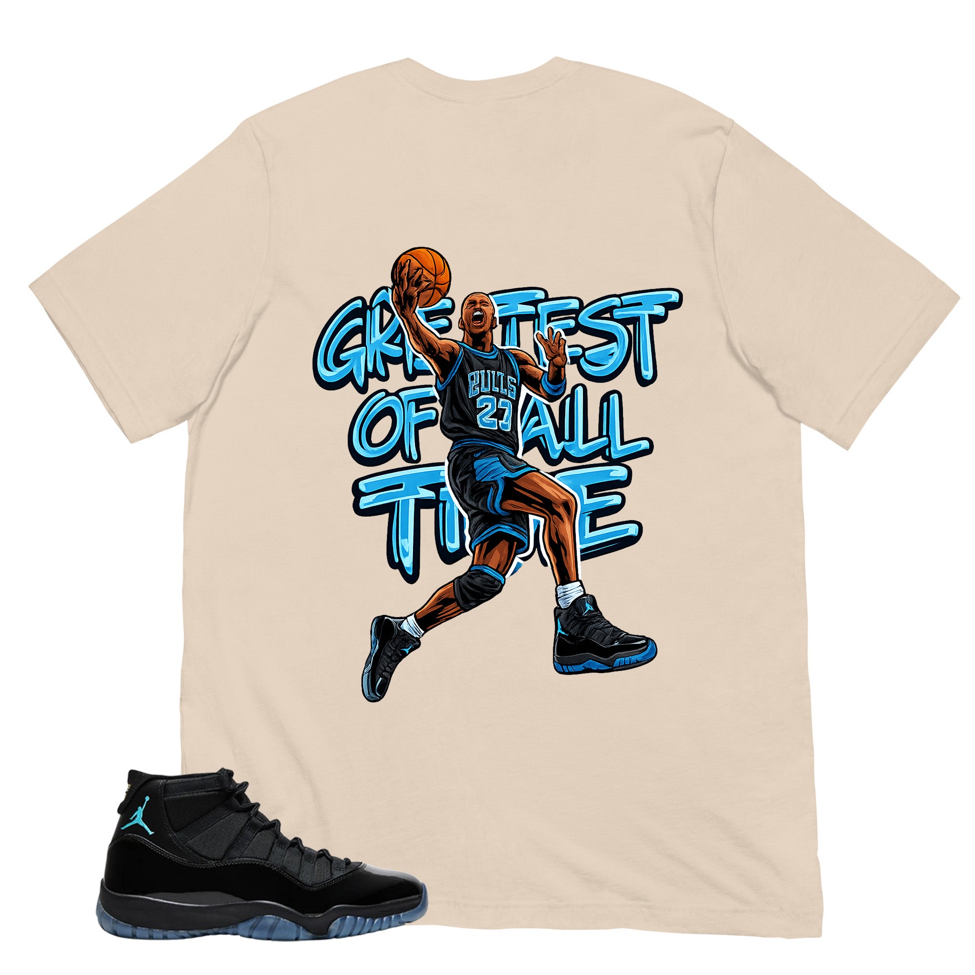 Goat Shirt - Matching Air Jordan 11 Gamma Blue 2025