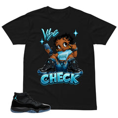 Vibe Check Shirt - Matching Air Jordan 11 Gamma Blue 2025