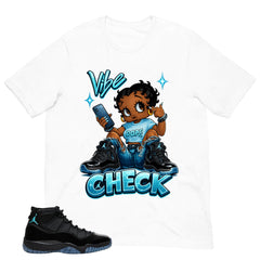 Vibe Check Shirt - Matching Air Jordan 11 Gamma Blue 2025