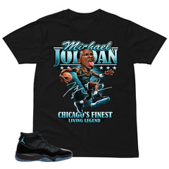 MJ Living Legend Shirt - Matching Air Jordan 11 Gamma Blue 2025