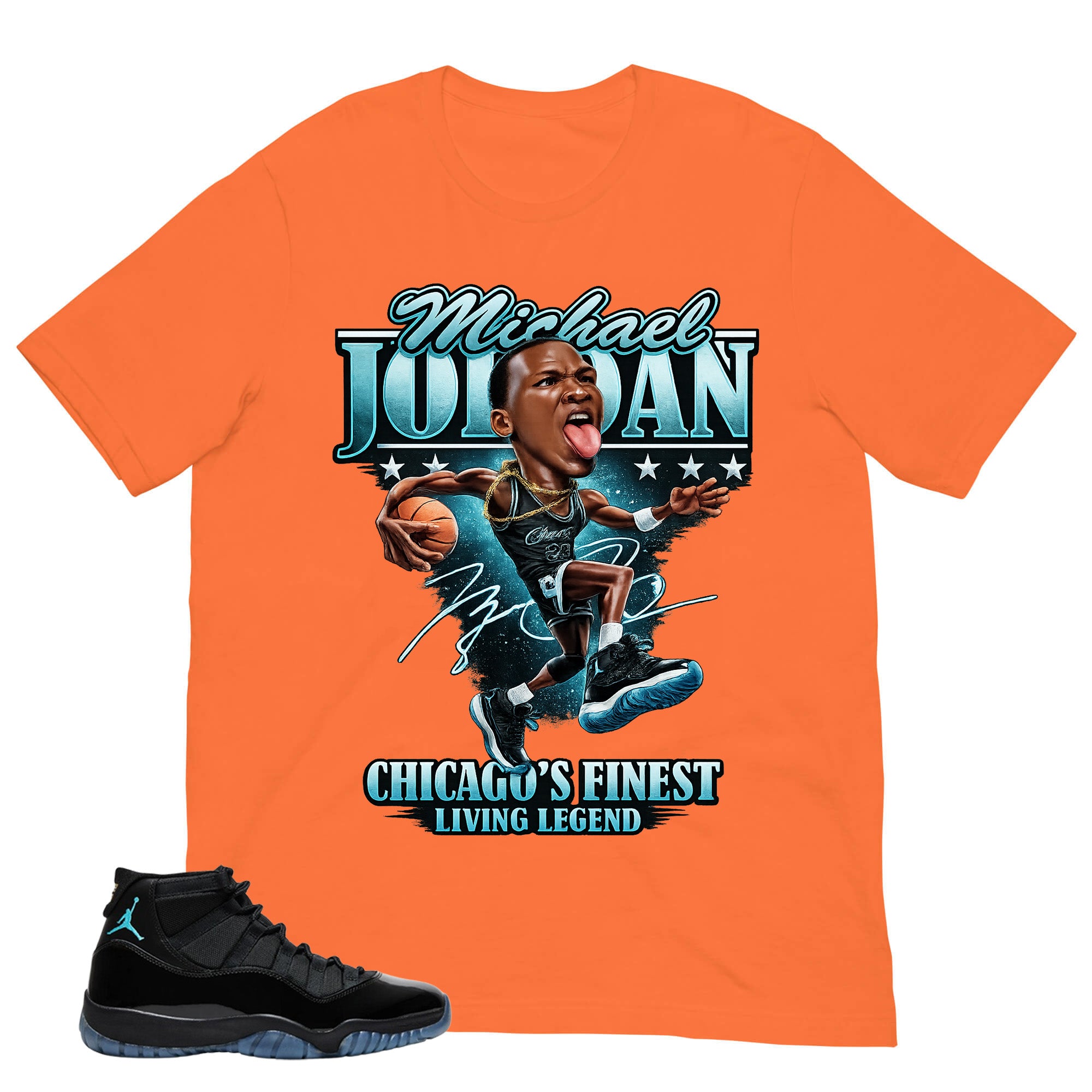 MJ Living Legend Shirt - Matching Air Jordan 11 Gamma Blue 2025