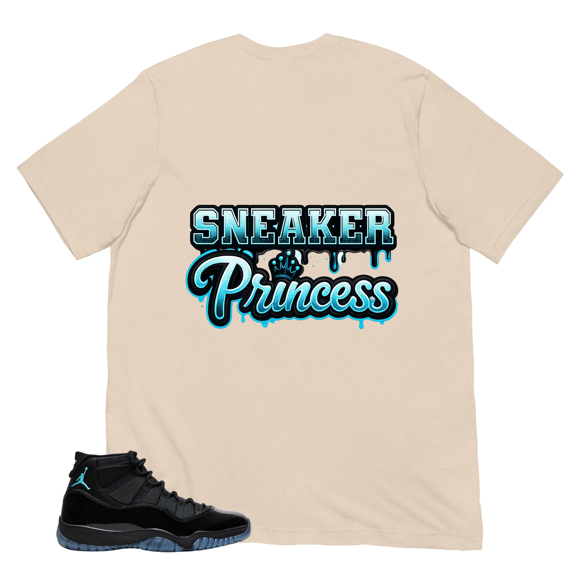 Sneaker Princess Shirt - Matching Air Jordan 11 Gamma Blue 2025