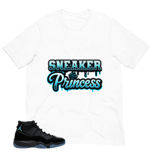 Sneaker Princess Shirt - Matching Air Jordan 11 Gamma Blue 2025