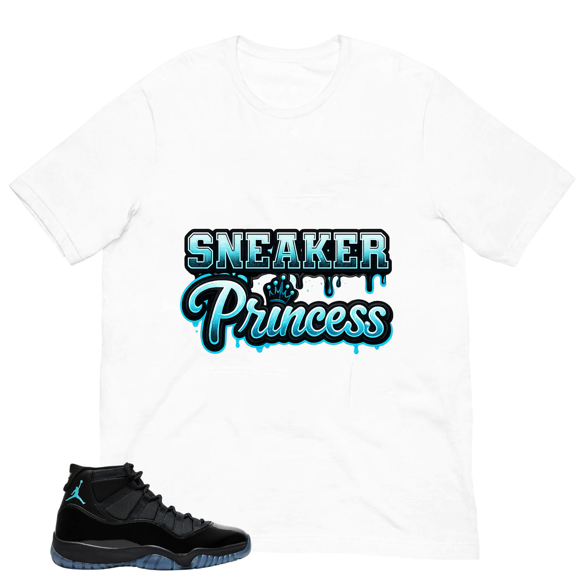 Sneaker Princess Shirt - Matching Air Jordan 11 Gamma Blue 2025