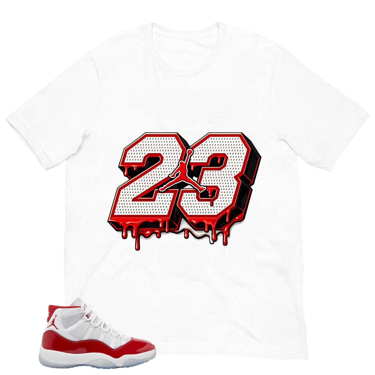 Number 23 Legend Shirt - Matching Air Jordan 11 Retro 'Cherry'
