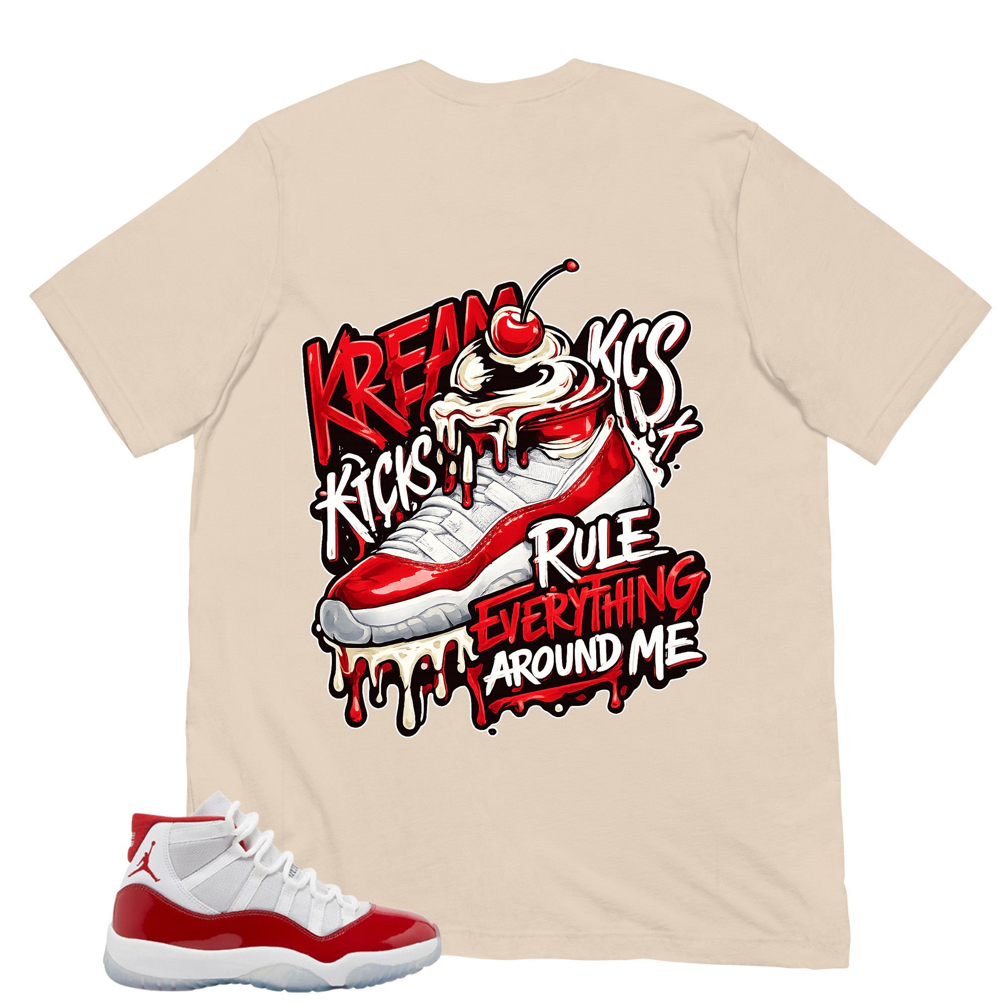 Kream Kicks Shirt - Matching Air Jordan 11 Retro 'Cherry'