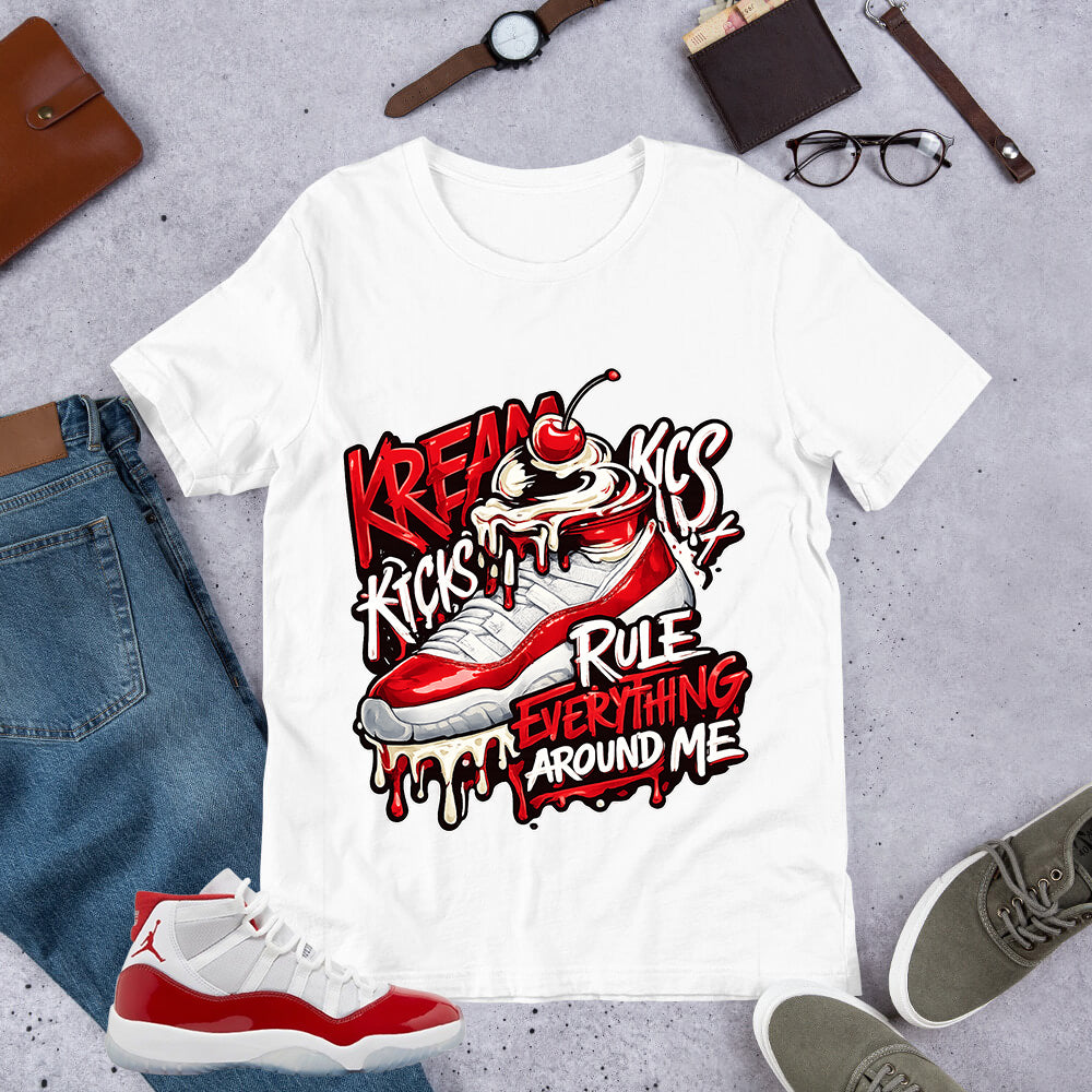 Kream Kicks Shirt - Matching Air Jordan 11 Retro 'Cherry'