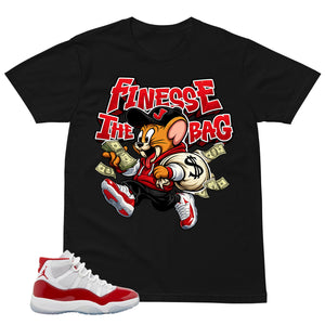 Finesse The Bag Shirt - Matching Air Jordan 11 Retro 'Cherry'