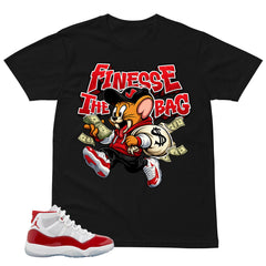 Finesse The Bag Shirt - Matching Air Jordan 11 Retro 'Cherry'